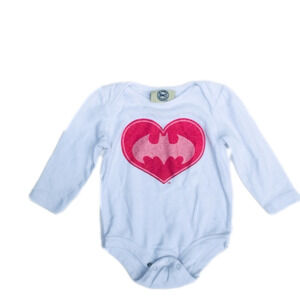 Baby girls Batman long sleeve onesie